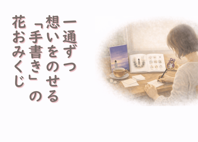 花おみくじのかたち（見方）